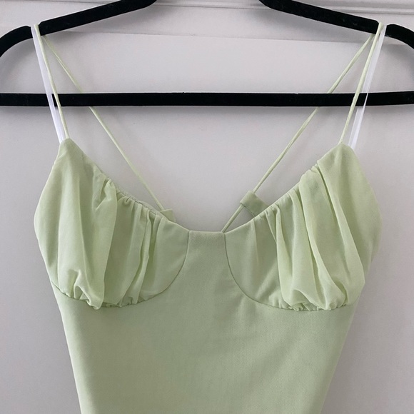 Princess Polly Colette Midi Dress Green - Picture 5 of 9